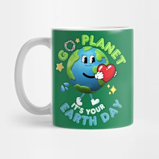 Go Planet Its Your Earth Day Kids Mug